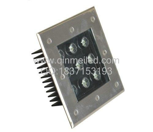 供應(yīng)大功率LED9W正方形地埋燈