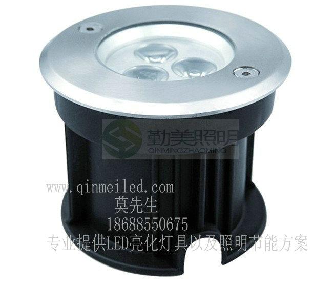 供應(yīng)上海LED3W嵌入式埋在地里的水底燈丨LED3W水底燈