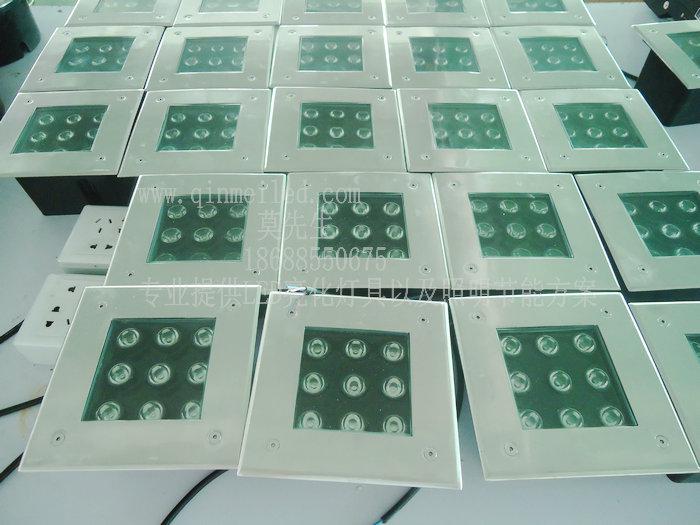 供應(yīng)大功率LED9W正方形地埋燈