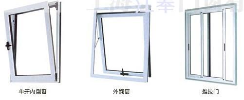 供應鳳鋁50型單玻平開窗