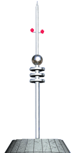 山西雷爾盾避雷針/山西簡易避雷針圖片