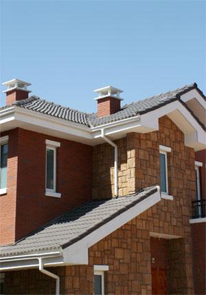 供應(yīng)別墅圓管落水系統(tǒng)/成品天溝