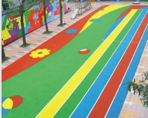 幼兒園塑膠跑道圖片
