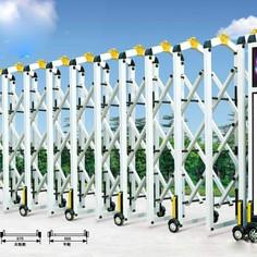 供应电泳铝合金卷闸门制作  电动伸缩门