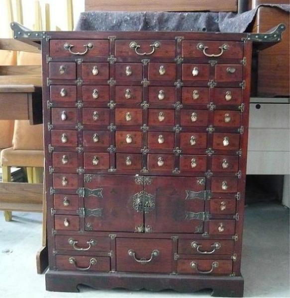 供應(yīng)上海老榆木藥柜柜