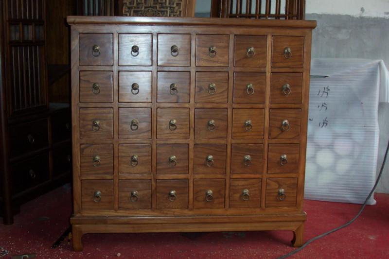 供應(yīng)上海老榆木藥柜柜