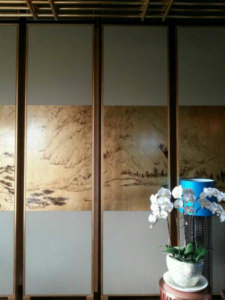 供應(yīng)上海老榆木仿古花板隔斷