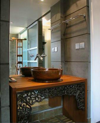 供應(yīng)上海老榆木仿古臺盆柜可定做  主材質(zhì)：老榆木  家具顏色，可選擇