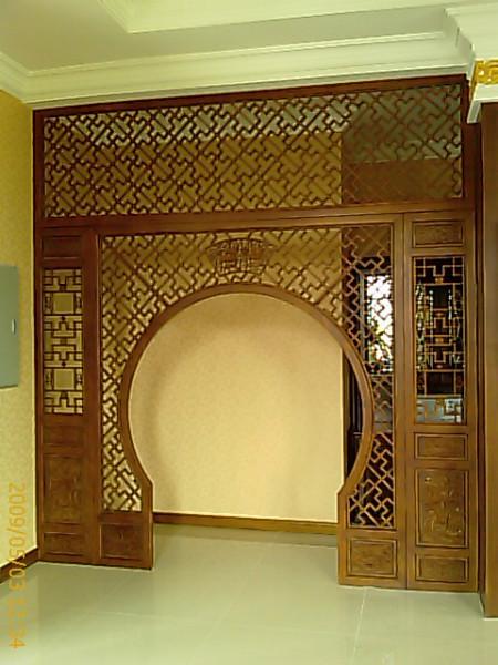 供應(yīng)上海老榆木仿古花板隔斷