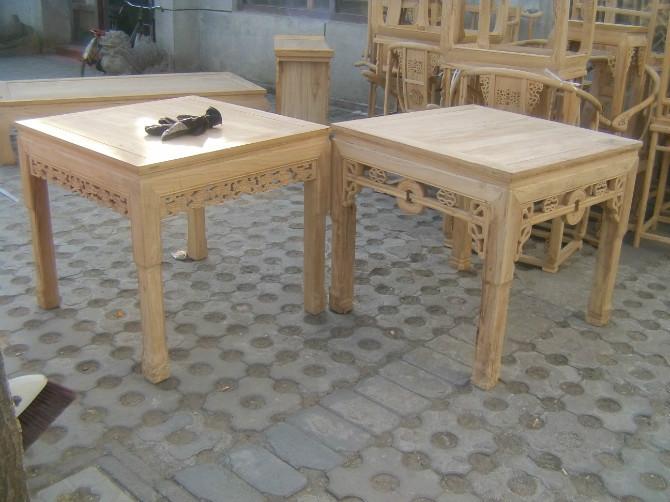 供應(yīng)上海老榆木榻榻米老榆木羅漢床/老榆木餐桌/老榆木八仙桌