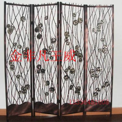 供應(yīng)酒店裝飾不銹鋼玫瑰金隔斷鏤空屏風(fēng)