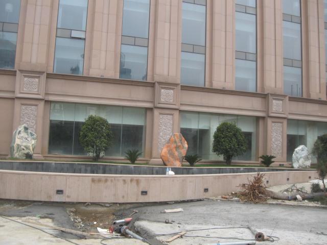 供應(yīng)園林景點石，武漢洪山賓館廣場景點石
