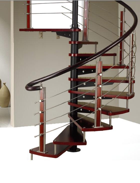 沈陽(yáng)旋轉(zhuǎn)樓梯實(shí)木樓梯板圖片