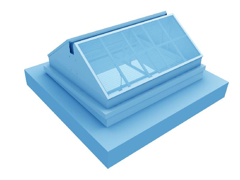 3000型電動(dòng)三角形排煙天窗圖片