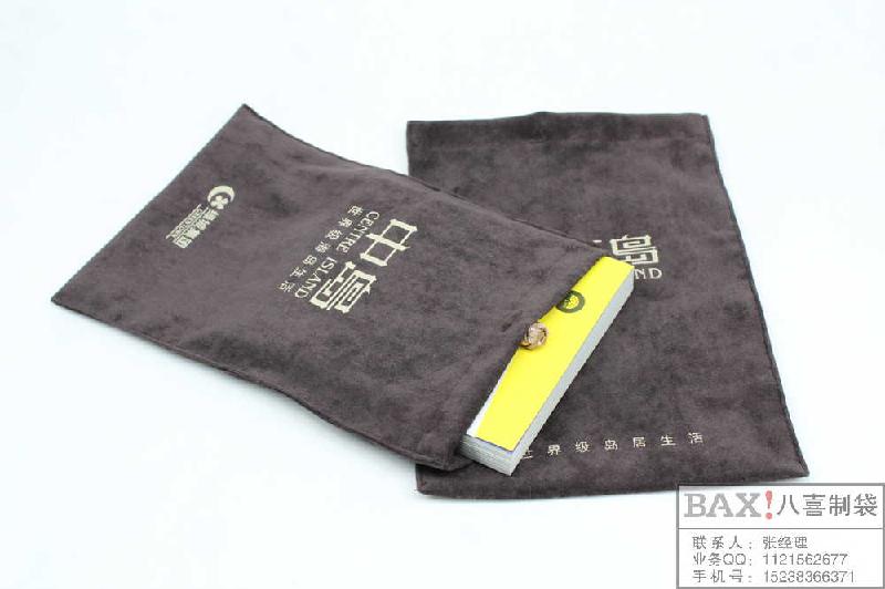 鄭州Ipd絨布束口包裝袋定做圖片