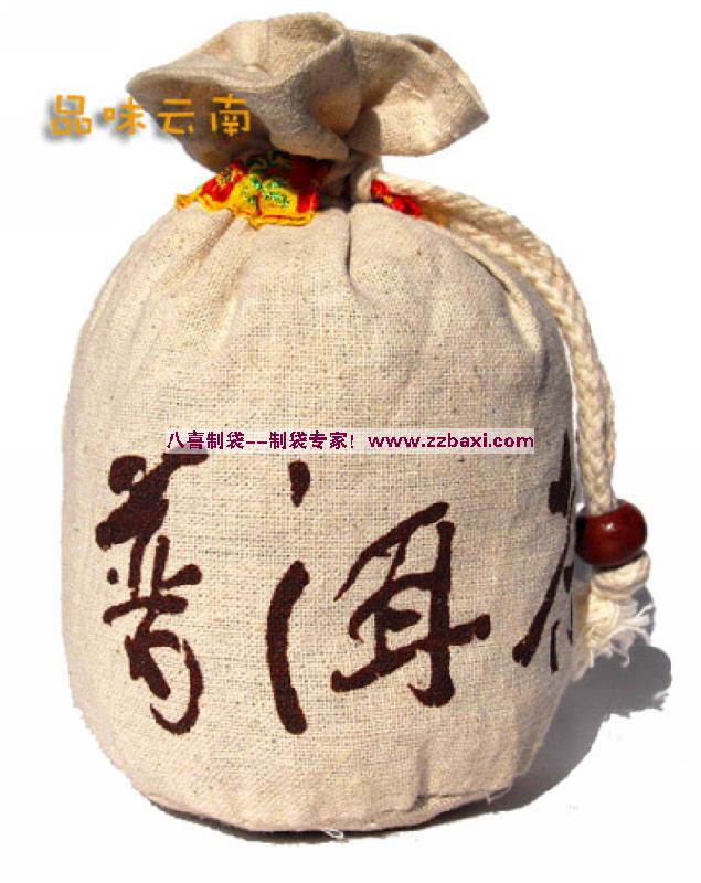 供應(yīng)鄭州定做茶葉袋棉布束口茶袋供應(yīng)