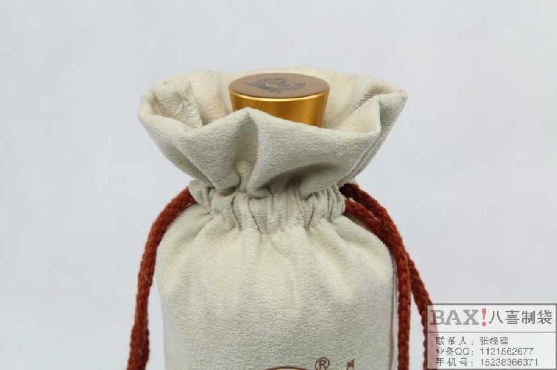 供應(yīng)鄭州絨布酒袋加工定做*酒品包裝袋信譽(yù)廠家