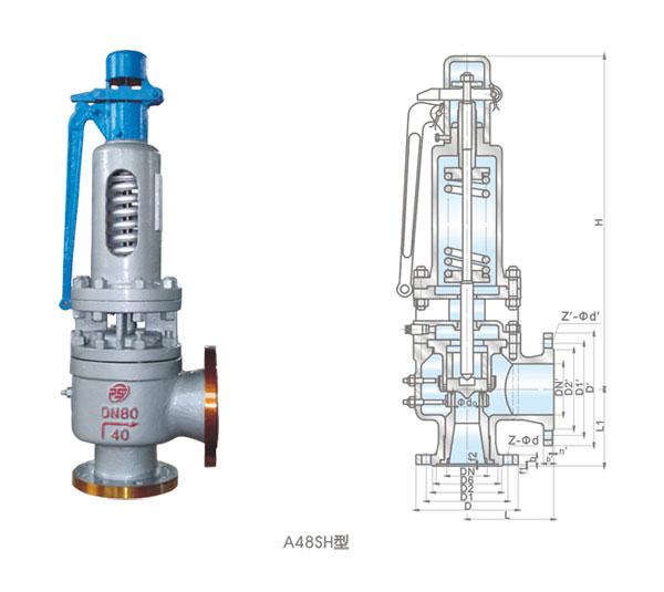 供应A48SB-高温高压蒸汽安全阀-弹簧全启式安全阀