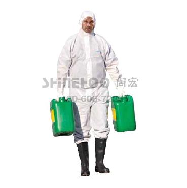 供應(yīng)代爾塔406115DT115帶彈性兜帽無紡布防護(hù)服