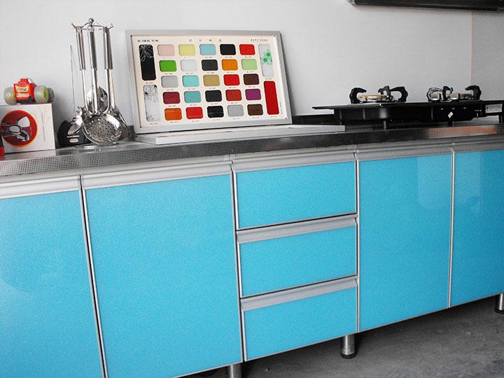 供應(yīng)金屬晶鋼整體櫥柜