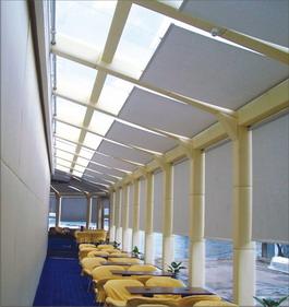 上海電動遮陽簾圖片