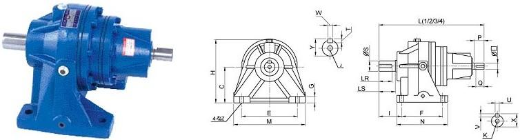 供應(yīng)臺(tái)灣游星式減速機(jī)與無(wú)段變速機(jī)組合