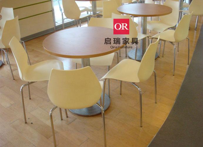 時(shí)尚簡約餐桌-接待桌圓桌圖片