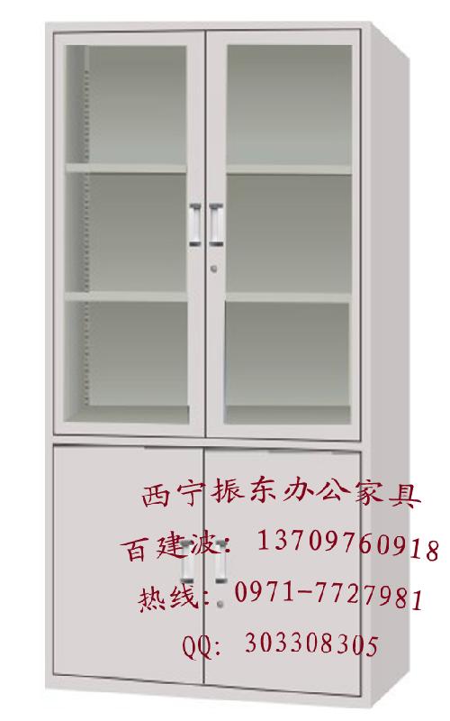 供應(yīng)西寧振東玻璃文件柜西寧鐵皮柜檔案柜廠家訂做西寧辦*件柜大全
