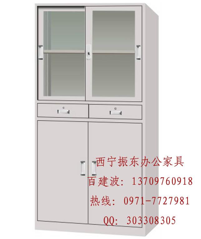 供應(yīng)西寧振東玻璃文件柜西寧鐵皮柜檔案柜廠家訂做西寧辦*件柜大全