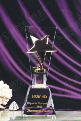 五星獎杯廣州精興金屬配件高檔圖片