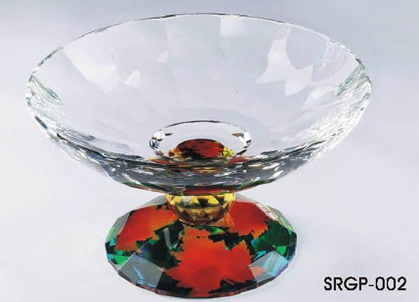 供應(yīng)酒店用品水晶果盤