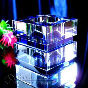 供應水晶筆筒辦公擺件辦公禮品