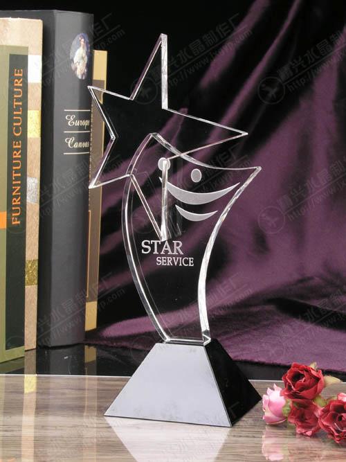 供應會議頒獎水晶獎杯專業(yè)定制水晶獎杯
