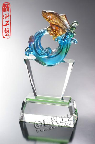供應(yīng)琉璃獎(jiǎng)杯廣州精興精致出品