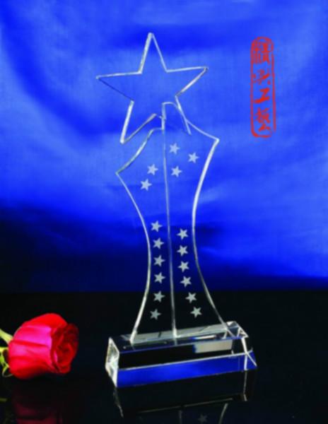 供應(yīng)藍(lán)水晶獎(jiǎng)杯水晶獎(jiǎng)牌廣州精興