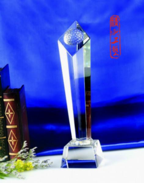 供應(yīng)藍(lán)水晶獎(jiǎng)杯水晶獎(jiǎng)牌廣州精興