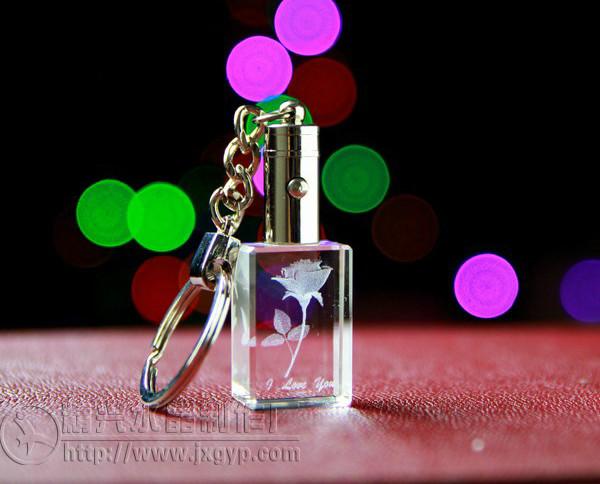 供應(yīng)水晶小紀(jì)念品鑰匙扣水晶蘋果