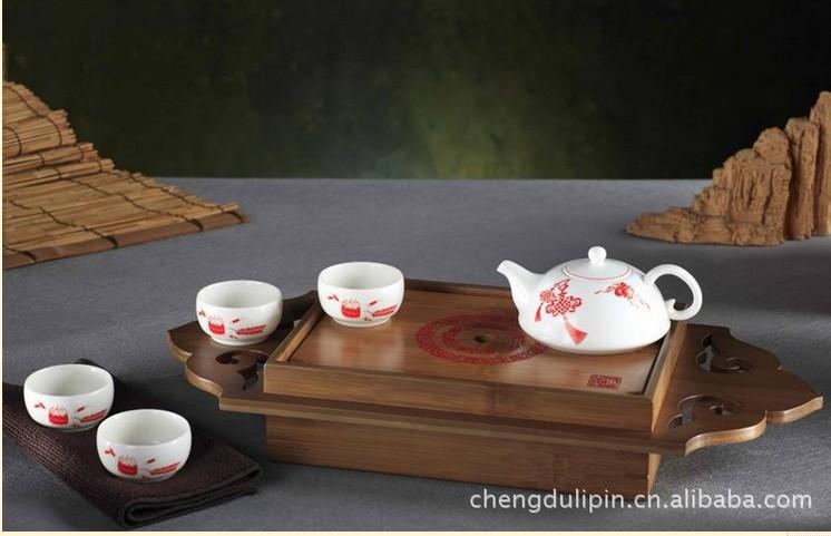 成都礼品-批发团购竹制茶盘/房地产礼品/电磁炉茶盘