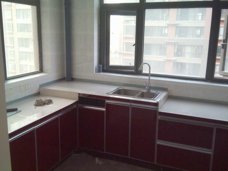 地板磚整體廚房圖片