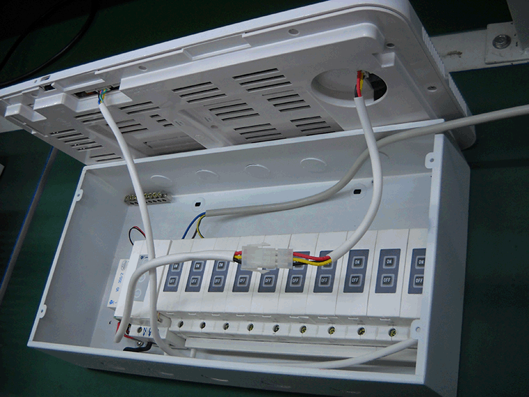 供應智能配電箱JAX-210液晶顯示帶萬年歷電氣防火智慧家居