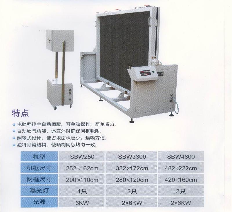 SBW系列晒版机
