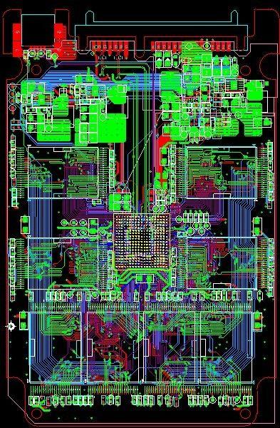 得门电子抄板之GPS公交车报站器PCB图片