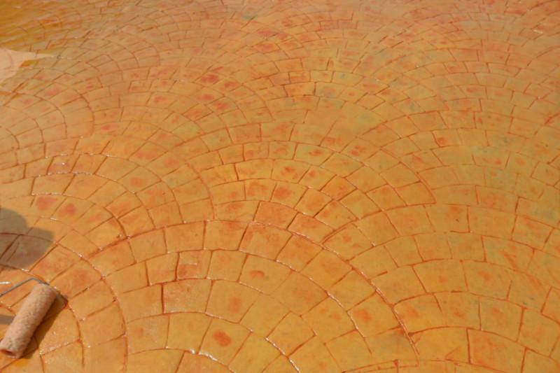 供應(yīng)武漢彩色藝術(shù)壓印地坪