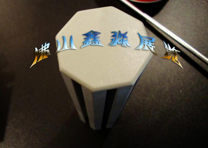 鑫淼批發(fā)小孔六棱柱 中孔八棱柱展覽器材生產(chǎn)廠家 八棱柱制作工廠