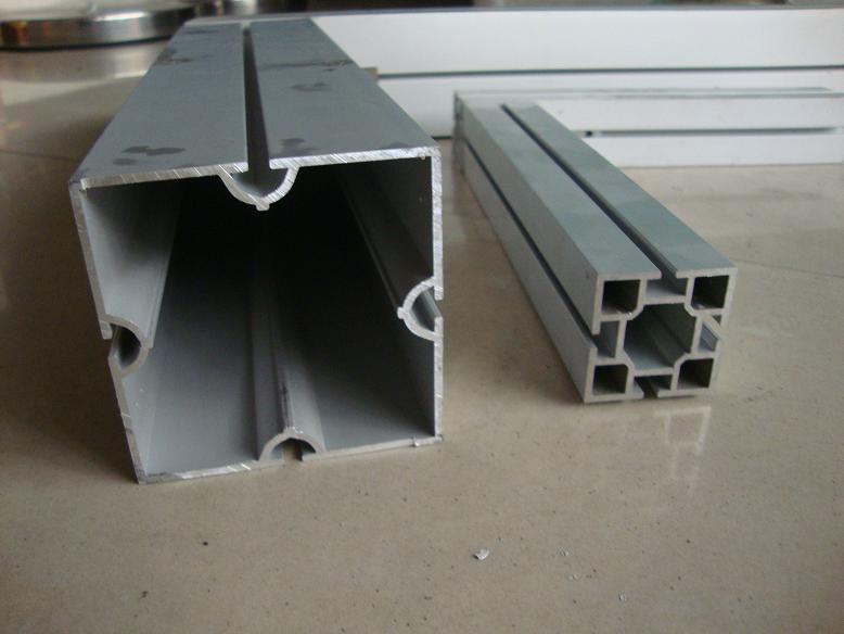 供應(yīng)展覽方柱鋁材四分四槽方柱