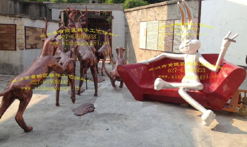 玻璃鋼動物雕塑圖片/玻璃鋼動物雕塑樣板圖 (3)