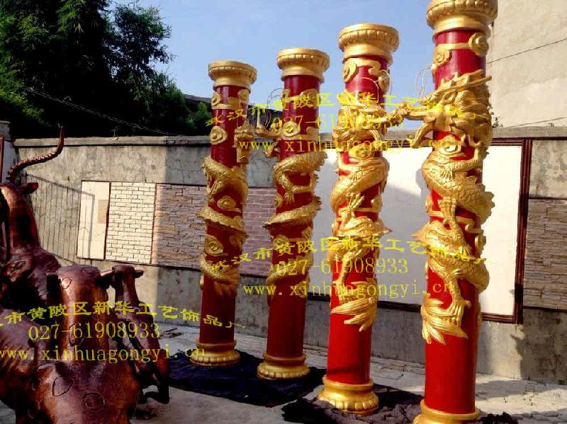 湖北玻璃鋼龍柱及盤龍柱專業(yè)生產(chǎn)廠圖片