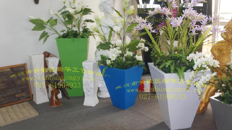 供應園林雕塑花盆樹脂纖維花盆