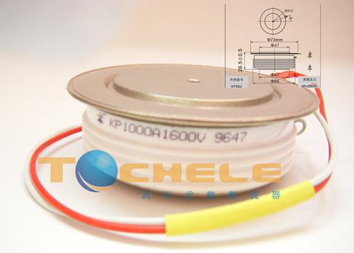 KP1000A1600V普通晶闸 平板可控硅 整流厂家直销图片