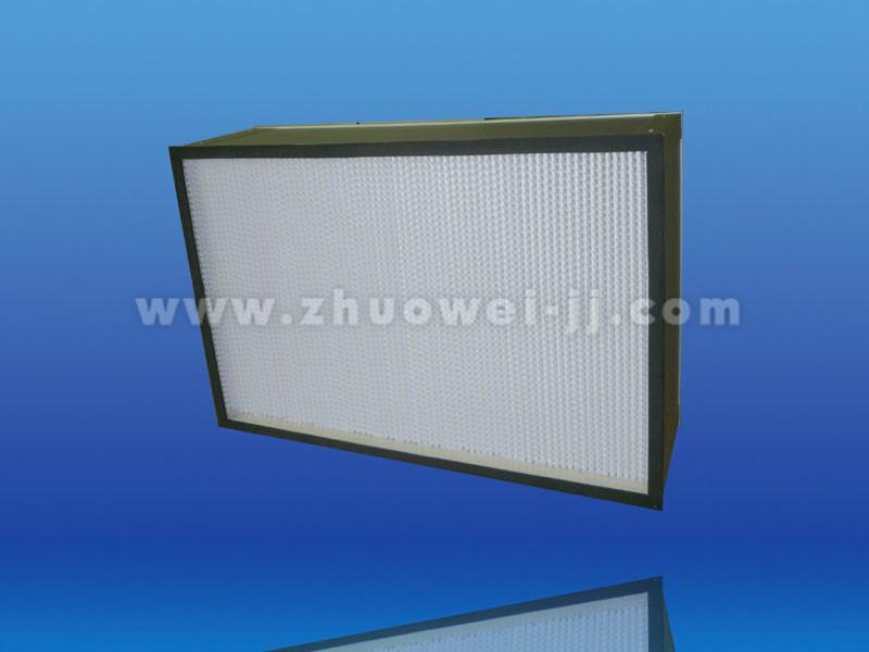 有隔板無隔板耐高溫高效過濾器圖片